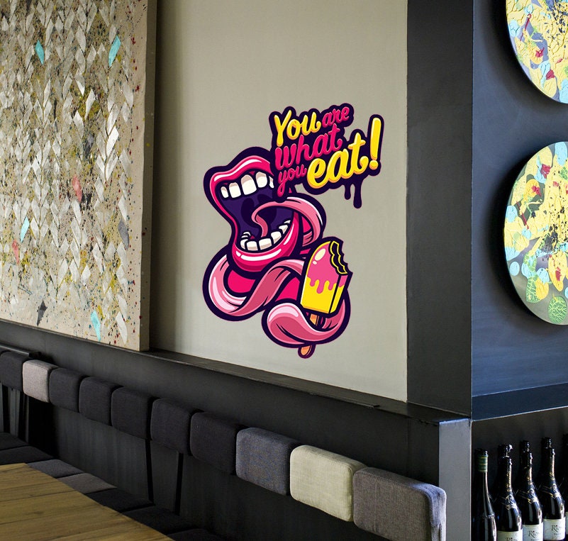 Ice Cream Wall Decal, Ice Cream Sticker