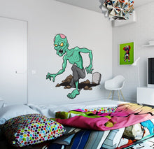 Load image into Gallery viewer, Zombie Wall Decal, Zombie Wall sticker, Zombie wall decor, Zombie Wall Art