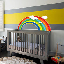 Load image into Gallery viewer, Nursery Rainbow Wall Decal, Rainbow Sticker