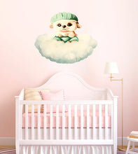 Load image into Gallery viewer, Puppy on Cloud Nursery Room Decal, Sticker, Wall Art