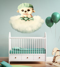 Load image into Gallery viewer, Puppy on Cloud Nursery Room Decal, Sticker, Wall Art