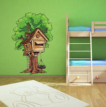 Load image into Gallery viewer, Tree House Wall Decal, Tree House Wall sticker, Tree House wall decor, Tree House Wall Art