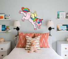 Load image into Gallery viewer, Unicorn Wall Decal, Unicorn Wall sticker, Unicorn wall decor, Unicorn Wall Art