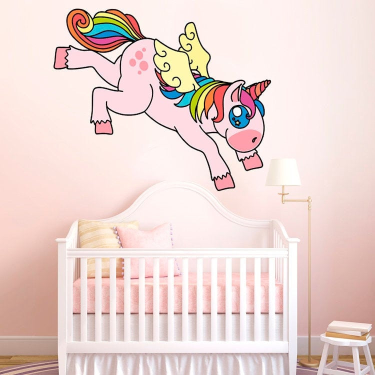 Unicorn Wall Decal, Unicorn Wall sticker, Unicorn wall decor, Unicorn Wall Art