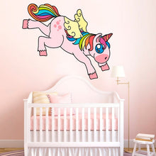 Load image into Gallery viewer, Unicorn Wall Decal, Unicorn Wall sticker, Unicorn wall decor, Unicorn Wall Art