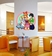 Load image into Gallery viewer, Anime Girls Wall Decal, Anime Girls Wall sticker, Anime Girls wall decor, Anime Girls Wall Art