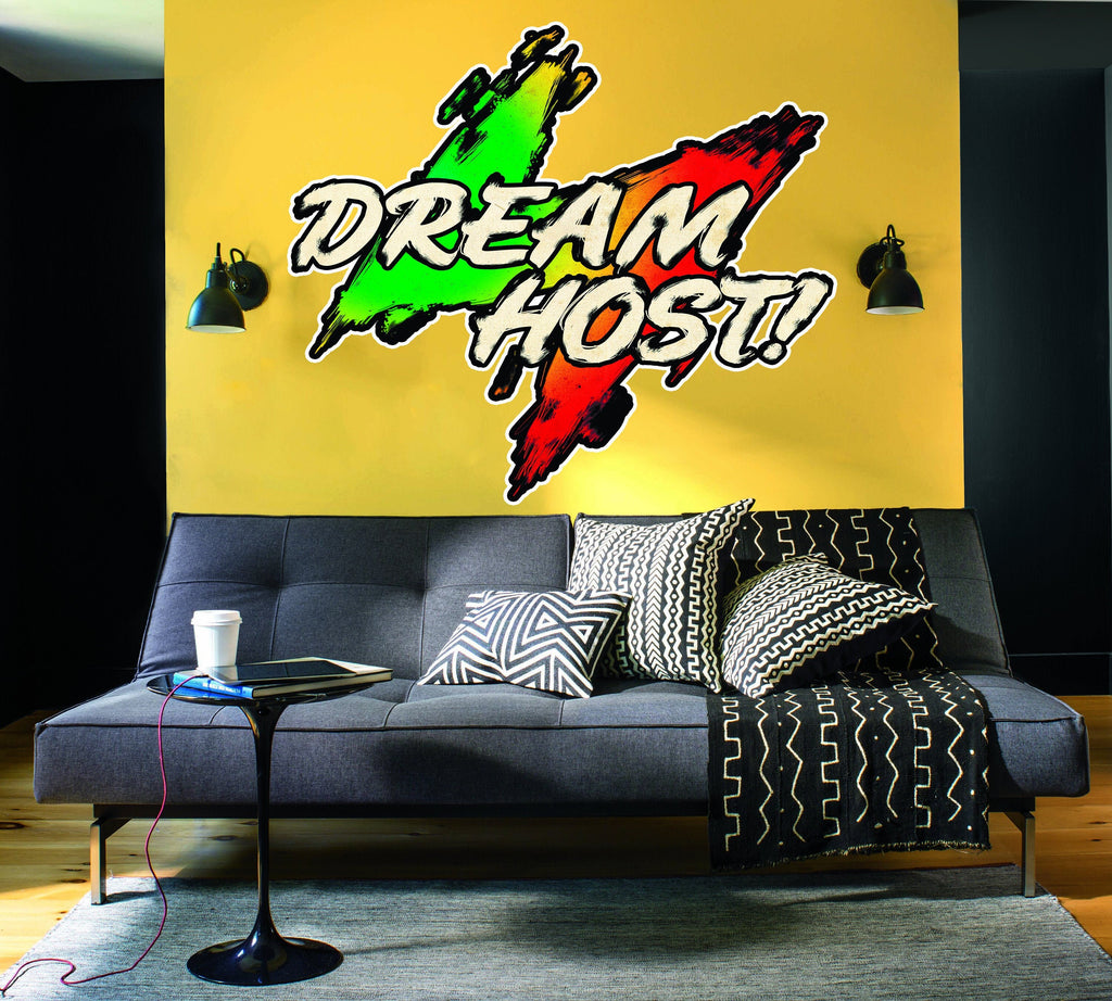 Dream Host Decal, Dream Host Sticker, Inspirational Decal, Inspirational Sticker