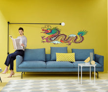 Load image into Gallery viewer, Japanese Dragon Wall Decal, Japanese Dragon Wall sticker, Japanese Dragon wall decor
