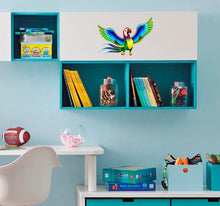 Load image into Gallery viewer, Colorful Parrot Wall Decal, Colorful Parrot Wall sticker, Colorful Parrot wall decor