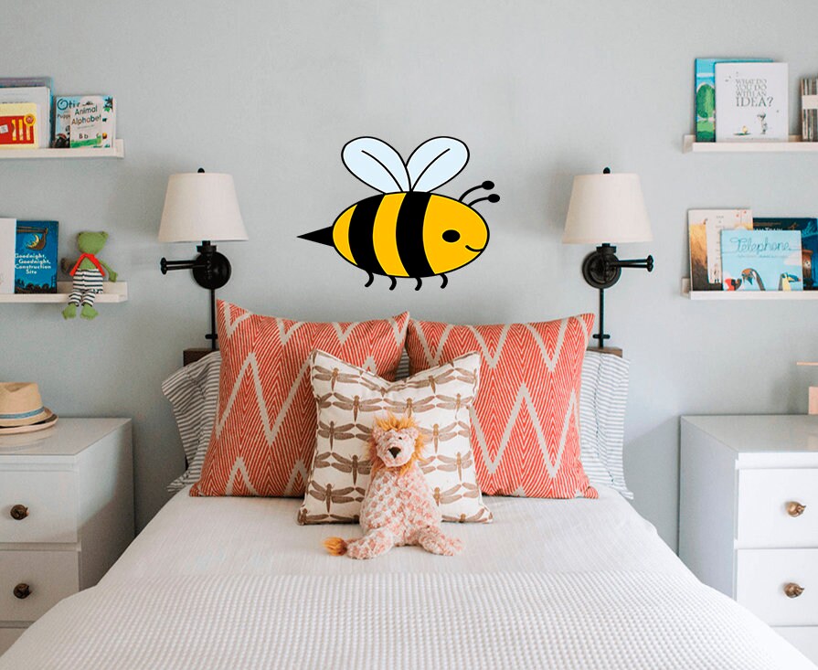 Bee for Nursery Wall Decal, Bee for Nursery Wall sticker, Bee wall decor, Bee Wall Art