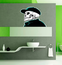 Load image into Gallery viewer, Stylish Skull Decal, Stylish Skull Sticker, Stylish Skull Wall Decor
