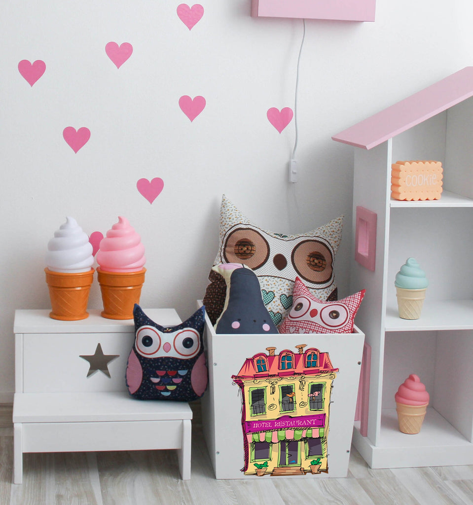 Kids Hotel Wall Decal, Nursery Hotel Wall sticker, Kids Hotel wall decor