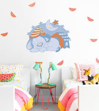 Load image into Gallery viewer, Sleeping Puppy Wall Decal, Sleeping Puppy Wall sticker, Sleeping Puppy wall decor, Sleeping Puppy Wall Art