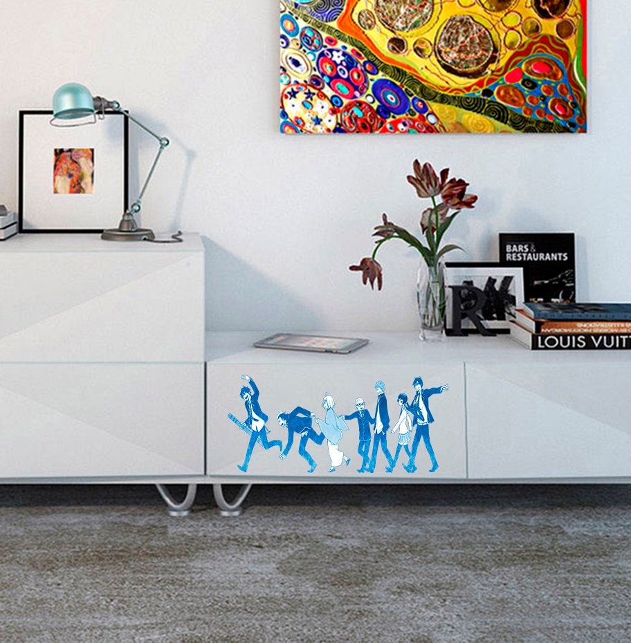 Anime Gang Wall Decal, Anime Gang Wall sticker, Anime Gang wall decor