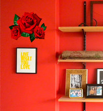 Load image into Gallery viewer, Red Roses Wall Decal, Red Roses Wall sticker, Red Roses wall decor