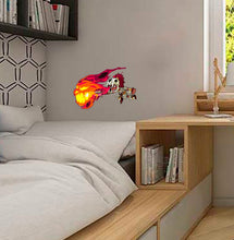 Load image into Gallery viewer, Cartoon Warrior Decal, Cartoon Warrior Sticker, Cartoon Warrior Wall Decor