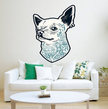 Load image into Gallery viewer, Chihuahua Pirate Wall Decal, Chihuahua Pirate Wall sticker, Chihuahua Pirate wall decor