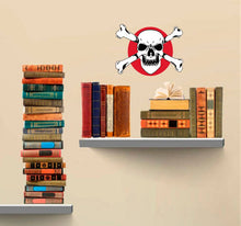 Load image into Gallery viewer, Skull With Bones Wall Decal, Skull With Bones Wall sticker, Skull With Bones wall decor