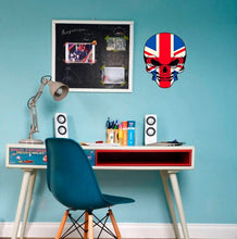 Load image into Gallery viewer, GB Skull Decal, UK Skull Sticker, Great Brittan Flag Skull