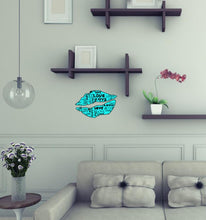 Load image into Gallery viewer, Lips Collage Love Wall Decal, Lips Collage Love Wall sticker, Lips Collage Love wall decor