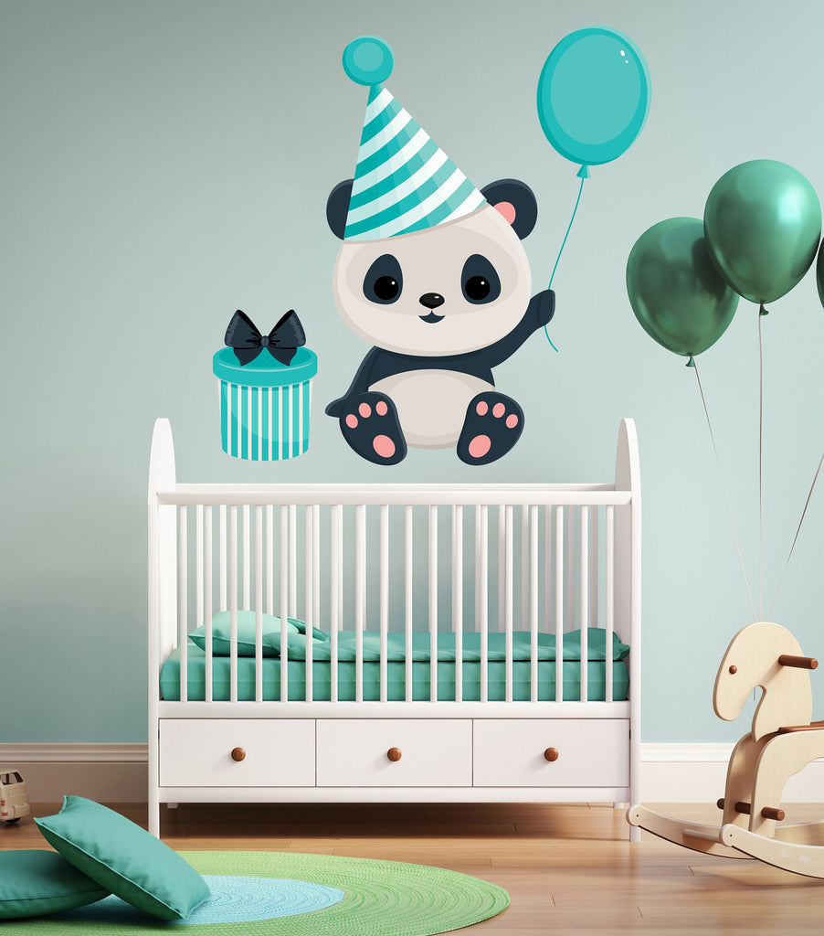 Baby Panda Wall Decal, Baby Panda Wall sticker, Baby Panda wall decor, Baby Panda Baby Wall Art