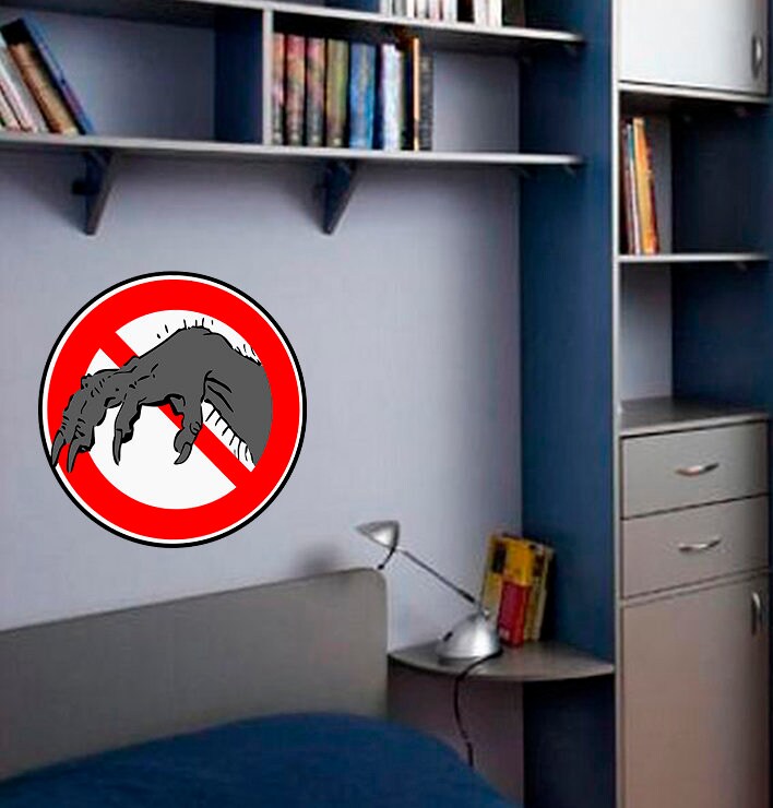 Zombie Stop Sign Decal, Zombie Stop Sign Sticker, Zombie Stop Sign Wall Decor