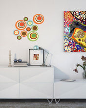 Load image into Gallery viewer, Boho Circles Wall Decal, Boho Circles Wall sticker, Boho Circles wall decor, Boho Circles Wall Art