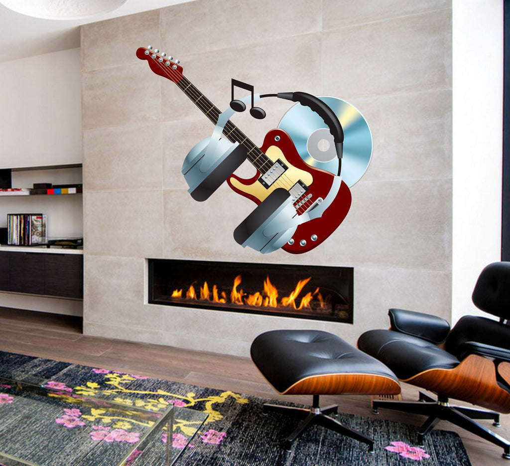 Music Theme Decal, Music Theme Sticker, Music Theme Decor