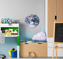 Load image into Gallery viewer, 3D Earth Decal, 3D Earth Sticker, 3D Earth Wall Decor
