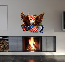 Load image into Gallery viewer, Bald Eagle US Symbol Decal, Bald Eagle US Symbol Sticker, Bald Eagle US Symbol Wall Decor