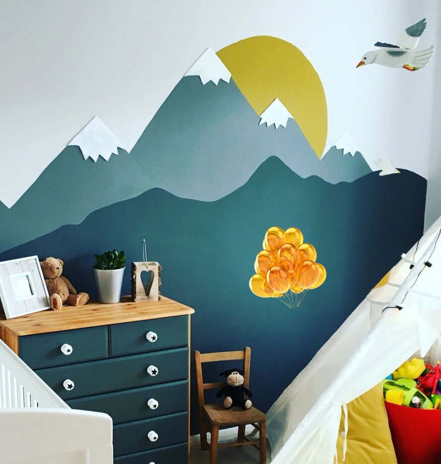 Balloons Wall Decal, Balloons Wall sticker, Balloons wall decor, Balloons Wall Art