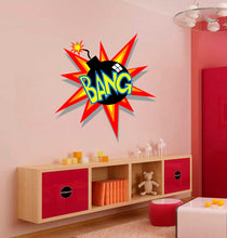 Load image into Gallery viewer, Bomb Bang Decal, Bomb Bang sticker, Bomb Bang wall decor