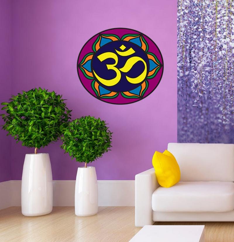 OM Sign Decal, OM Sign Sticker, OM Sign Wall Decor