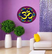 Load image into Gallery viewer, OM Sign Decal, OM Sign Sticker, OM Sign Wall Decor
