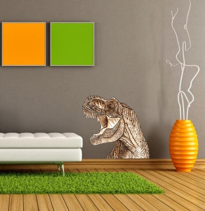 Dinosaur Raptor Wall Decal, Dinosaur Raptor Wall sticker, Dinosaur Raptor wall decor