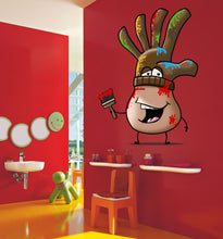 Load image into Gallery viewer, Painter Wall Decal, Painter Wall Sticker, Painter Wall Decor