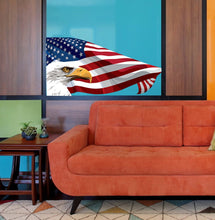 Load image into Gallery viewer, US Flag Decal, US Flag Sticker, US Flag Wall Decor