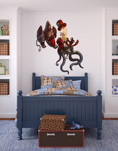 Load image into Gallery viewer, Fantasy Alien Decal, Fantasy Alien Sticker, Fantasy Alien Wall Decor