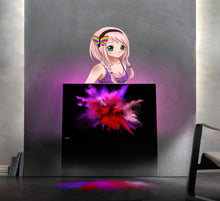 Load image into Gallery viewer, Cute Anime Wall Art, Anime girl Sticker, Anime Girl Decal