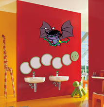 Load image into Gallery viewer, Cute Bat Monster Decal, Cute Bat Monster Sticker, Cute Bat Monster Wall Decor