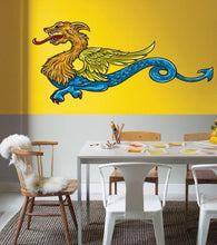 Load image into Gallery viewer, Fantasy Dragon Sticker, Fantasy Dragon Wall Decal, Fantasy Dragon Wall Decor