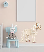 Load image into Gallery viewer, Horse Decal, Pony Girls Room Sticker, Kids Vinyl Wallpaper, Animal Wall Art, Gift for a child, Colt Wall Decoration, Stallion Home Décor