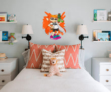 Load image into Gallery viewer, Gamer Girl Sticker, Gamer Girl Wall Decor, Gamers Room Decor