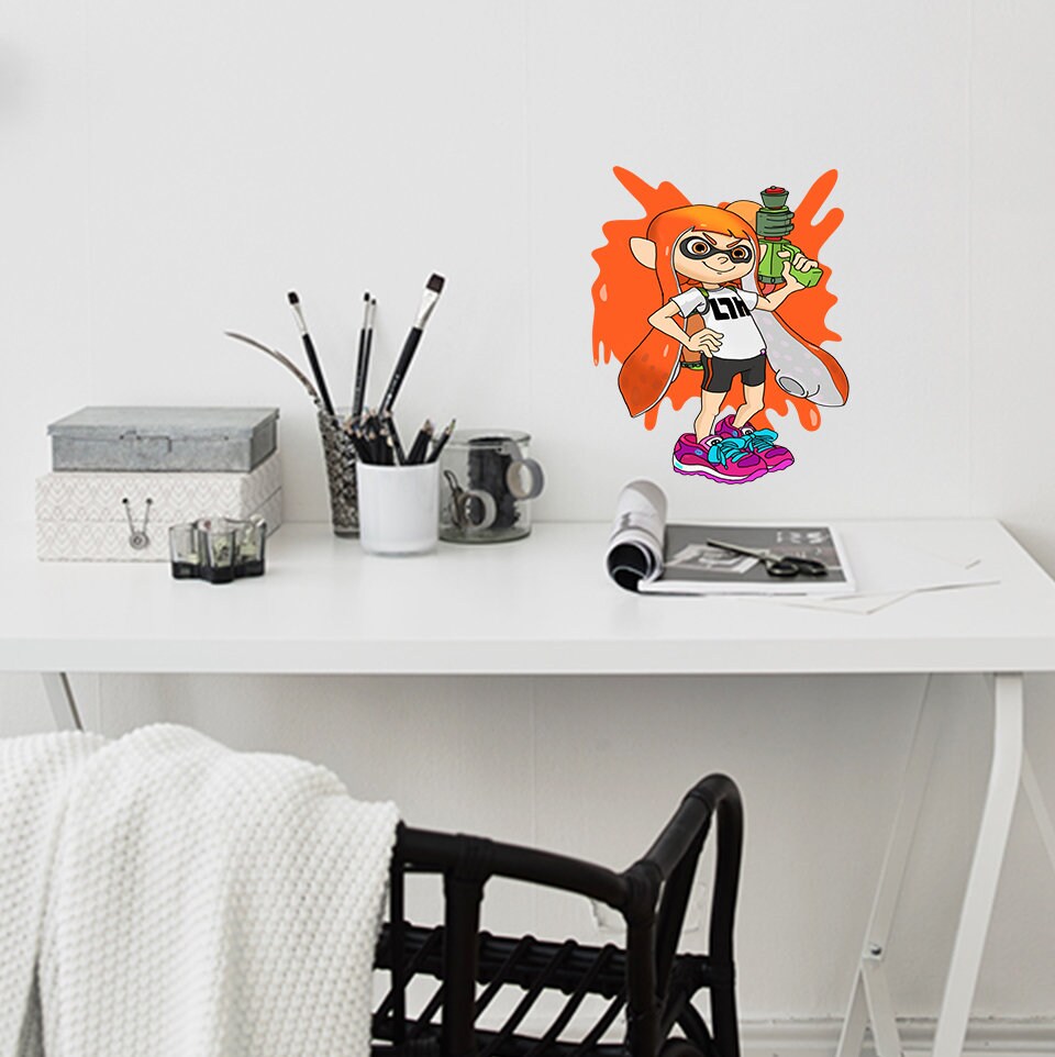 Gamer Girl Sticker, Gamer Girl Wall Decor, Gamers Room Decor