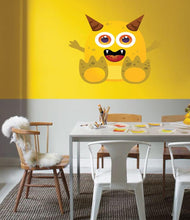 Load image into Gallery viewer, Funny Monster Wall Decal, Funny Monster Wall sticker, Funny Monster wall decor