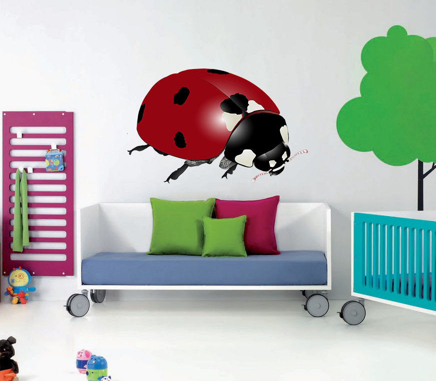 Ladybug Decal, Ladybug Sticker, Ladybug Wall Decor
