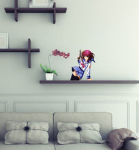Load image into Gallery viewer, Anime Girl With The Guns Sticker, Anime Decal, Anime Wall Decor