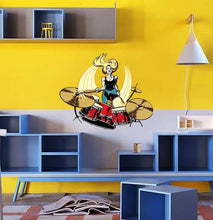 Load image into Gallery viewer, Rocker Girl Decal, Rocker Girl Sticker, Rock'n'Roll Decor