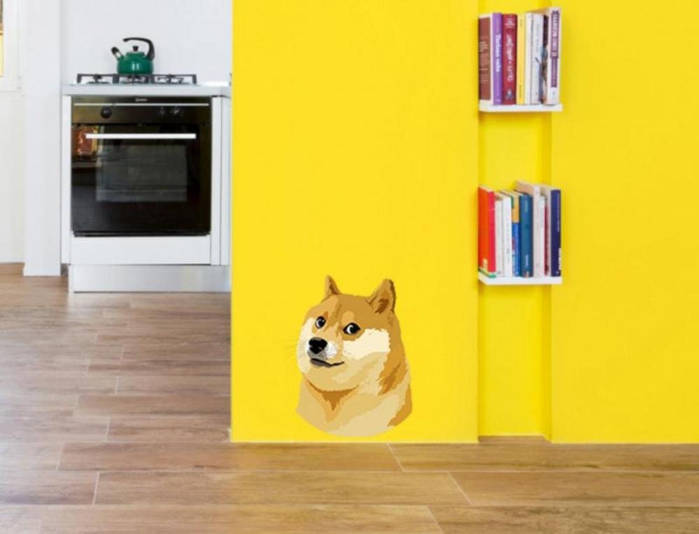 Akita Inu Wall Decal, Akita Inu Wall sticker, Akita Inu wall decor