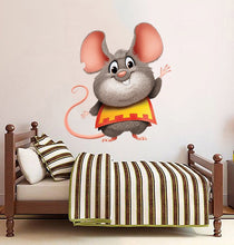 Load image into Gallery viewer, Cute Mouse Nursery Decor, Mouse Decal, Mouse Sticker